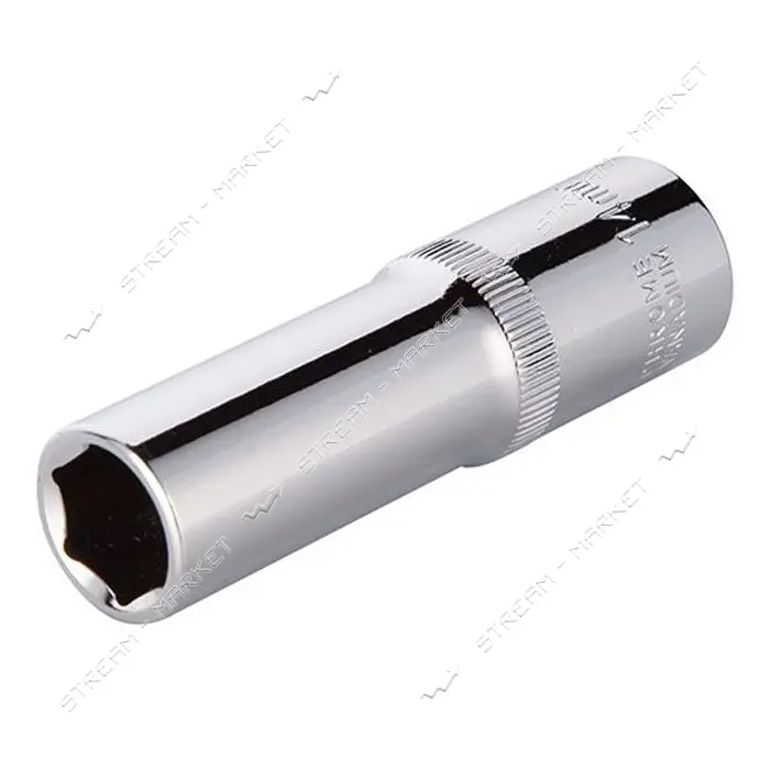 Головка шестигранная Intertool ET-0114 удлиненная 1/2" 14x78мм хром-ванадиум                        