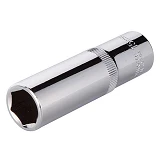 Головка шестигранная Intertool ET-0115 удлиненная 1/2" 15x78мм хром-ванадиум