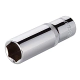 Головка шестигранная Intertool ET-0117 удлиненная 1/2" 17x78мм хром-ванадиум