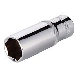 Головка шестигранная Intertool ET-0121 удлиненная 1/2" 21x78мм хром-ванадиум