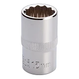 Головка Intertool ET-0215 12гр 1/2" 15мм                                                            