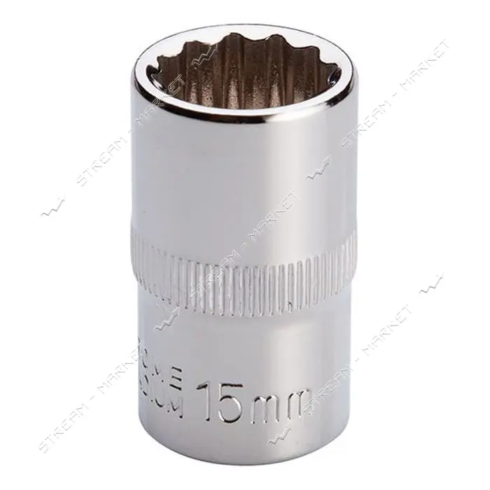 Головка Intertool ET-0215 12гр 1/2" 15мм                                                            