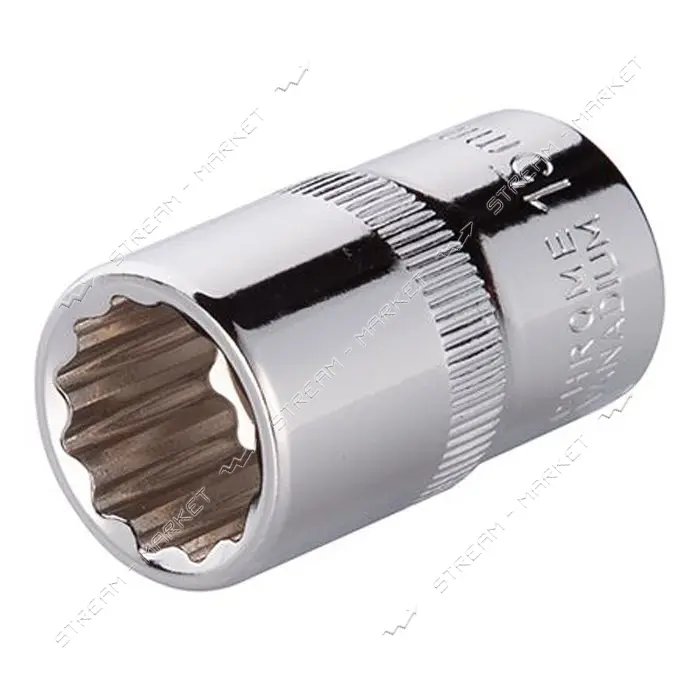 Головка Intertool ET-0215 12гр 1/2" 15мм                                                            