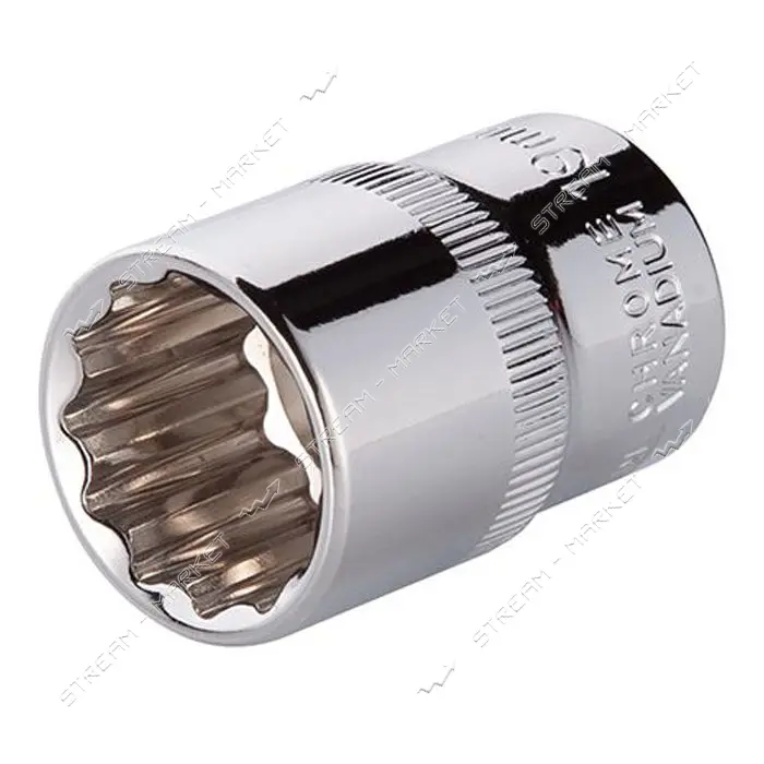 Головка Intertool ET-0219 12 гр 1/2" 19мм