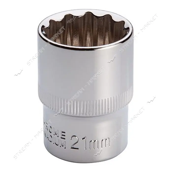 Головка Intertool ET-0221 12гр 1/2" 21мм                                                            