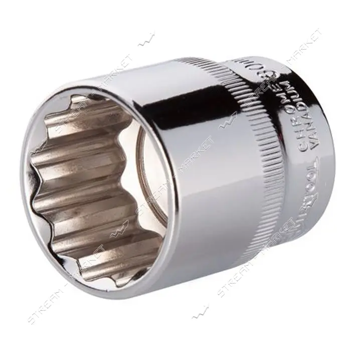 Головка Intertool ET-0227 12гр 1/2" 27мм                                                            