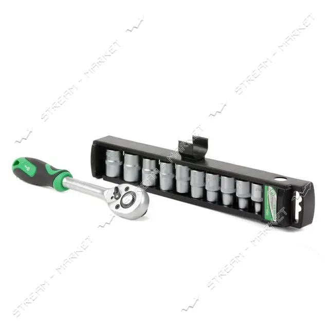 Набор головок Intertool ET-6013 с трещоткой 10шт                                                    