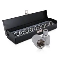 Набор головок Intertool ET-6014 TORX E10-E24 1/2" 9шт                                               