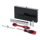 Набор инструментов Intertool ET-6017 1/4" 17шт                                                      