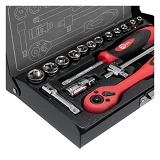 Набор инструментов Intertool ET-6017 1/4" 17шт                                                      