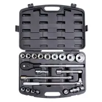 Набор профессионального инструмента Intertool ET-6023 3/4" 20шт 19-50мм пластиковый кейс