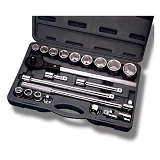 Набор профессионального инструмента Intertool ET-6023 3/4" 20шт 19-50мм пластиковый кейс