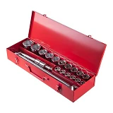 Набор инструментов Intertool ET-6024 3/4" 20шт 19-50мм металлический кейс                           