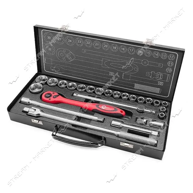 Набор профессионального инструмента Intertool ET-6025 1/2" 25шт