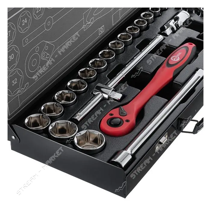Набор профессионального инструмента Intertool ET-6027 1/2" 26шт