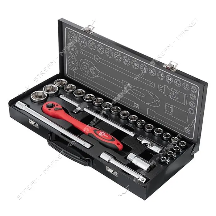 Набор профессионального инструмента Intertool ET-6027 1/2" 26шт