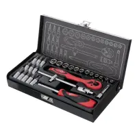 Набор инструментов Intertool ET-6028 1/4" 28шт 4-13мм биты 11шт                                     