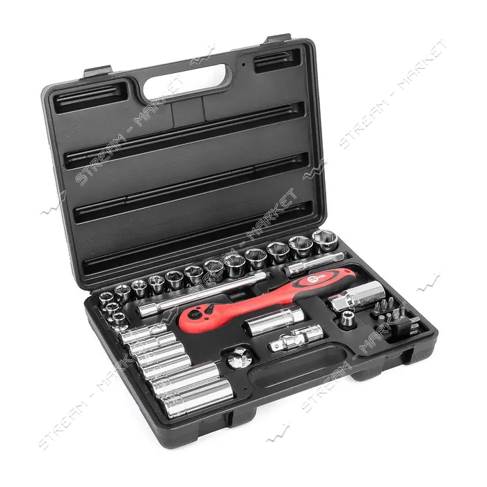 Набор инструментов Intertool ET-6039 8-22мм 3/8" 39шт                                               