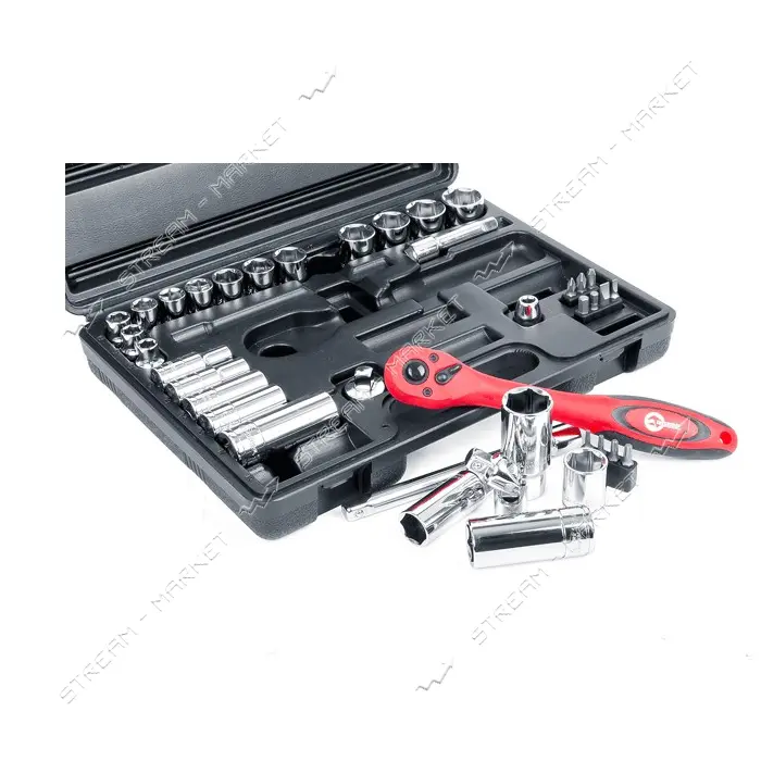 Набор инструментов Intertool ET-6039 8-22мм 3/8" 39шт                                               