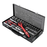 Набор профессионального инструмента Intertool ET-6056 1/2" 1/4" 56шт 4-32мм биты 18шт               