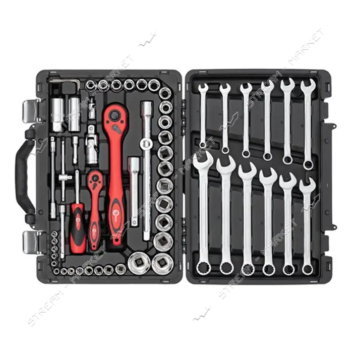 Набор профессионального инструмента Intertool ET-6061 1/4" 1/2" 61шт                                