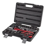Набор инструментов Intertool ET-6072 1/2" и 1/4" Cr-V 72шт                                          