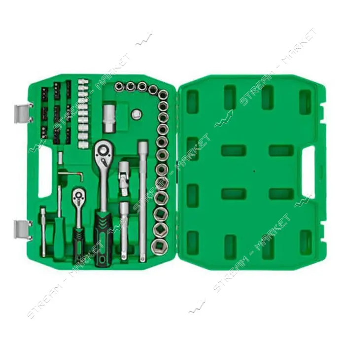 Набор инструментов Intertool ET-6072SP 1/2" и 1/4" 72шт                                             