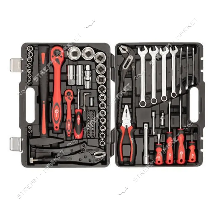Набор профессионального инструмента Intertool ET-6073 1/2" 1/4" 4-32мм 5-9мм 10-19мм 72шт           