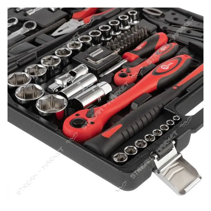 Набор профессионального инструмента Intertool ET-6073 1/2" 1/4" 4-32мм 5-9мм 10-19мм 72шт           