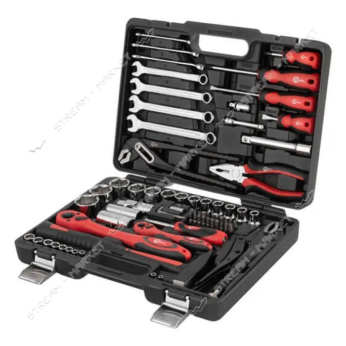 Набор профессионального инструмента Intertool ET-6073 1/2" 1/4" 4-32мм 5-9мм 10-19мм 72шт           