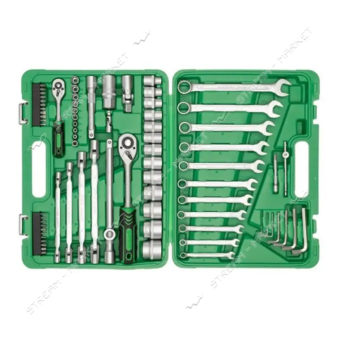 Набор профессионального инструмента Intertool ET-6077 1/2" 1/4" 77ед                                