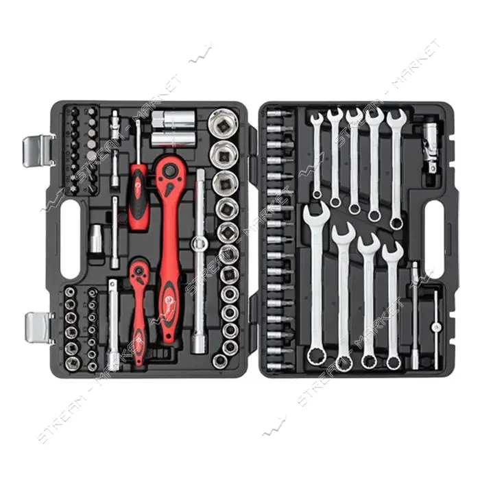 Набор профессионального инструмента Intertool ET-6082 1/2" 1/4" 82шт                                