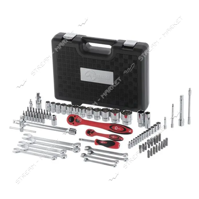 Набор профессионального инструмента Intertool ET-6082 1/2" 1/4" 82шт                                
