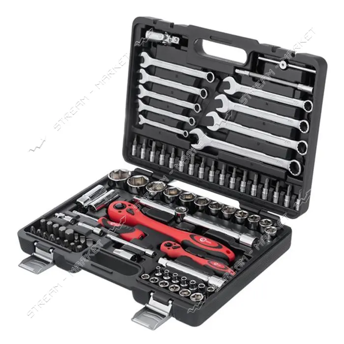 Набор профессионального инструмента Intertool ET-6082 1/2" 1/4" 82шт                                