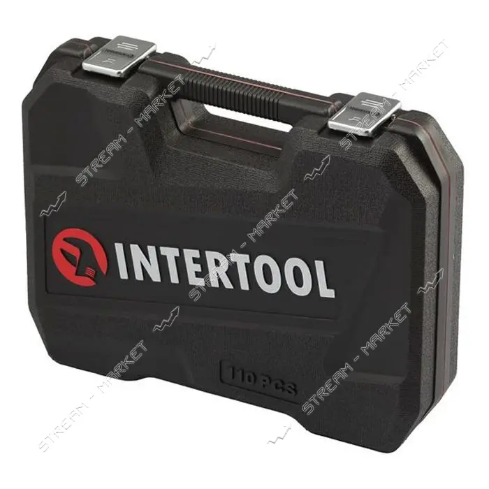 Набор инструментов Intertool ET-9108 1/2" 1/4" 110шт