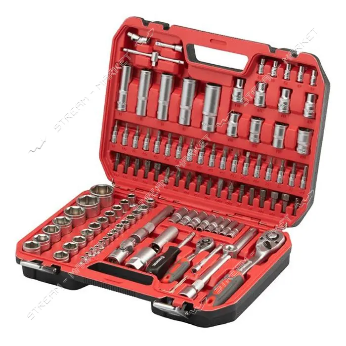 Набор инструментов Intertool ET-9108 1/2" 1/4" 110шт