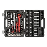 Набор инструментов профессиональный Intertool ET-6109 c 12 гранными головками 1/2" 1/4" 108ед       
