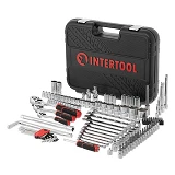 Набор инструментов Intertool ET-8126 1/2" 3/8" 1/4" 126ед Cr-V