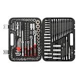 Набор инструментов Intertool ET-8156 1/2" 3/8" 1/4" 156ед Cr-V STORM