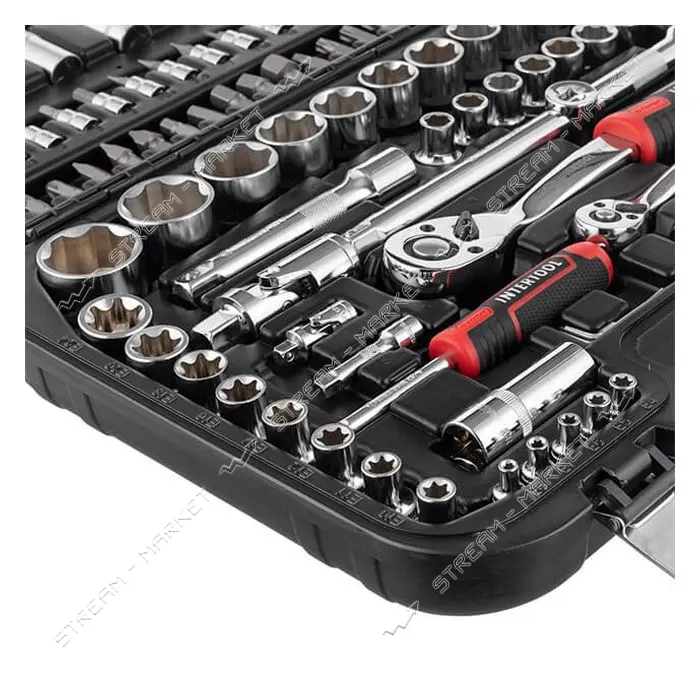 Набор инструментов Intertool ET-8110 Storm 1/2" 1/4" 110шт                                          