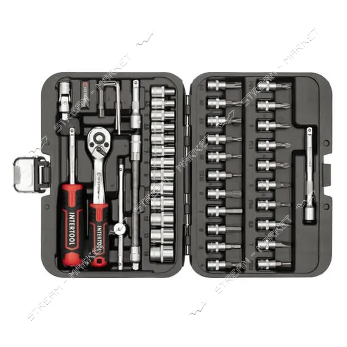 Набор инструментов Intertool ET-8046 Storm 1/4" 46шт                                                