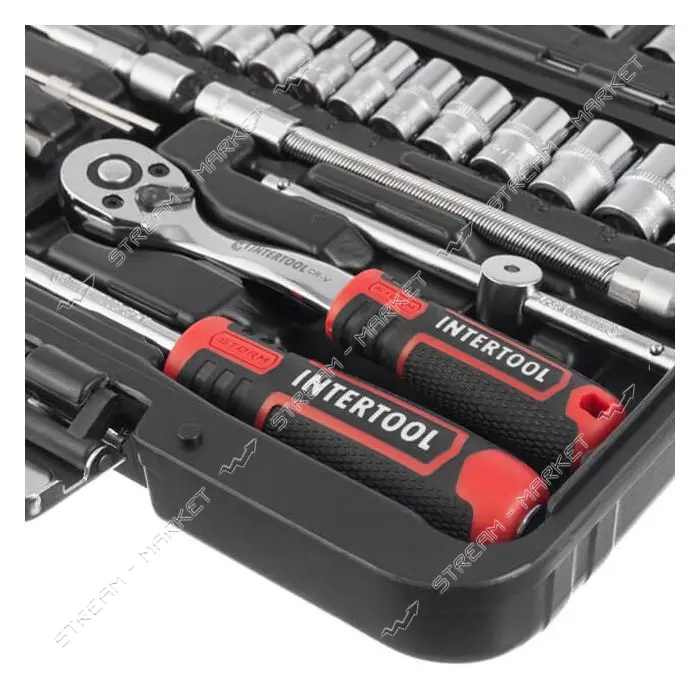 Набор инструментов Intertool ET-8046 Storm 1/4" 46шт                                                