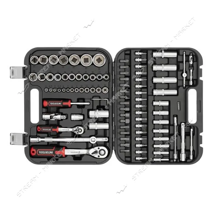 Набор инструментов Intertool ET-8094 Storm 1/2" 1/4" 94шт