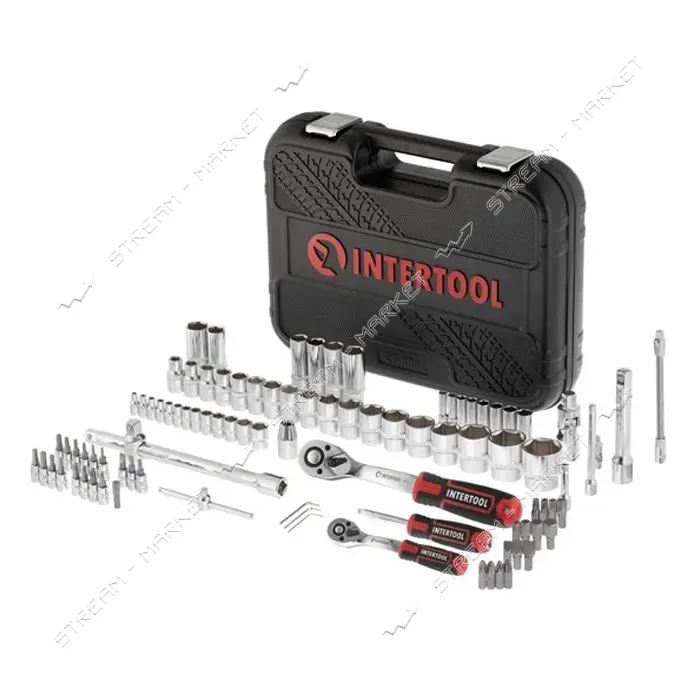 Набор инструментов Intertool ET-8094 Storm 1/2" 1/4" 94шт