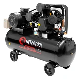 Компрессор Intertool PT-0040 200л 7.5кВт 380В 8 атм 1050л/мин 3 цилиндра                            