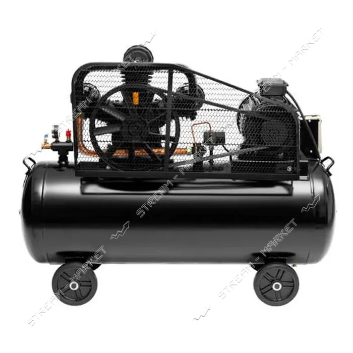 Компрессор Intertool PT-0040 200л 7.5кВт 380В 8 атм 1050л/мин 3 цилиндра                            