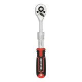 Рукоятка с храповым механизмом телескопическая Intertool ET-8004 1/4" 72 зуба Storm                 