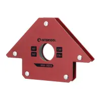 Держатель магнитный для сварки стрела Intertool MW-0005 45 9013523кг 90х100х17мм                    