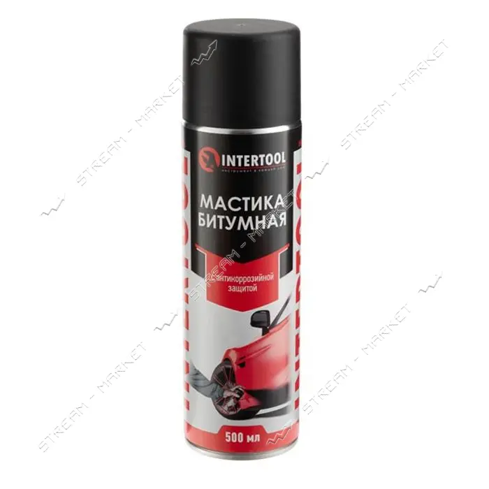 Мастика битумная аэрозоль Intertool FS-6850 500мл                                                   