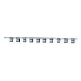 Планка крепления головок Intertool ET-6007 1/2 260мм на 10шт                                        